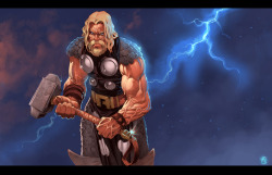 Superheroes-Or-Whatever:  Thor By ~Lordmishkin