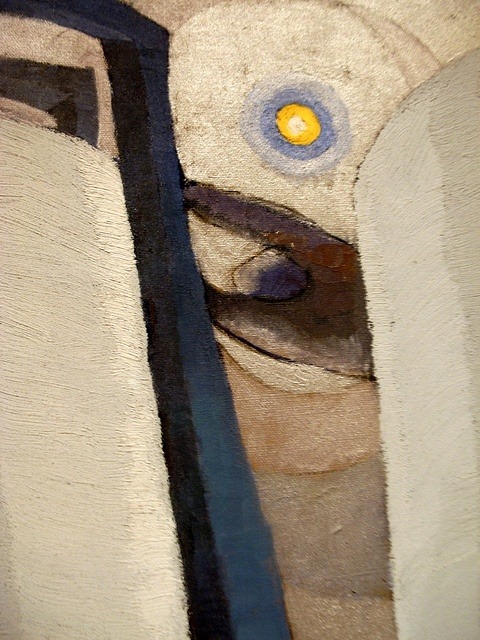 flasd: Arthur Dove. 1930. Silver Tanks and Moon. Oil and metallic paint on canvas.