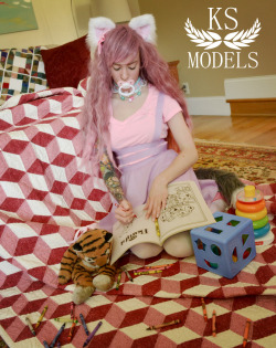 toxictechnolilkitten:  from a shoot with ks for their little line @kitten-sightings 