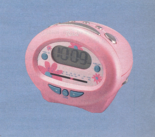 Barbie phone and clock radio (2000)Scans by Evan Collins