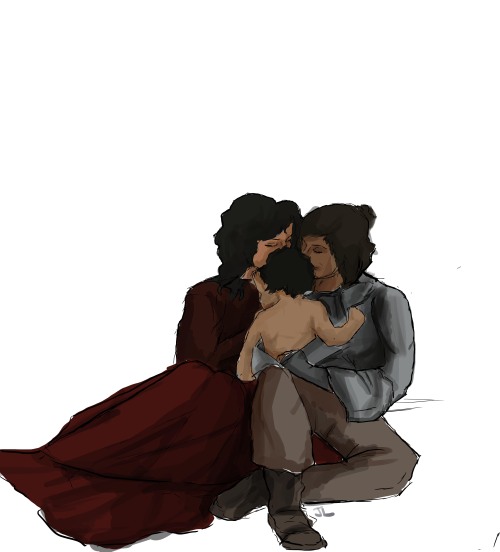 jellolegos:Korrasami Sketch of the day- Naga’s Girls-Etsy I Twitter I Instagram