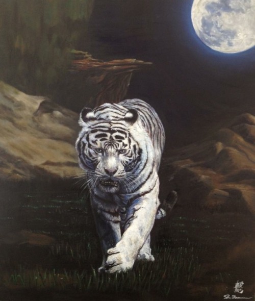 The moongist / Oil paintingsize / F10 canvas