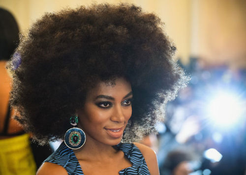 Beautiful afro hairstyle