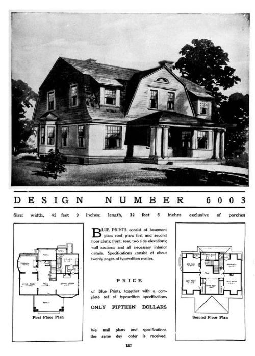 Radford Artistic Homes (1908) - Design No. 6003