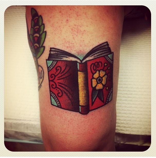 Love all book tattoos This one is by Tattoo Wizard paulacastletattoos   Instagram