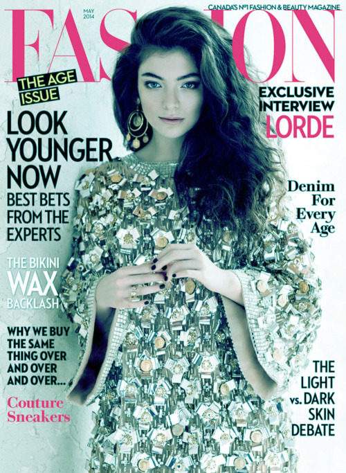 Lorde by  Chris Nicholls for Fashion Magazine Canada its-erva-venenosa.tumblr.com/ 