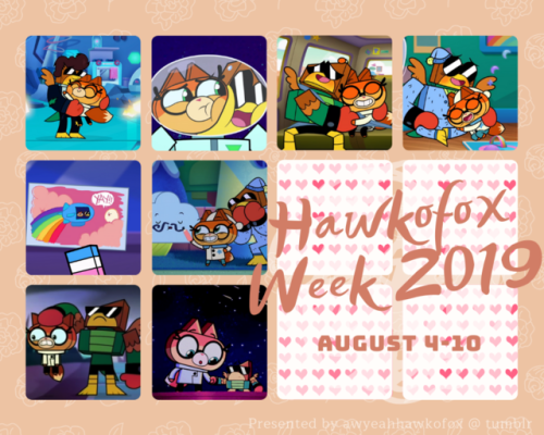 The prompts for #Hawkofox Week are here! I look forward to seeing all the lovely fanwork you gu