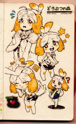 poch4n:Everyone’s a furry for Isabelle just as much as everyone’s gay for Bridget  such a cute puppy &lt;3