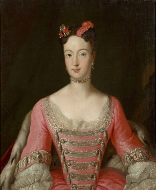 Portrait of Wilhelmine of Prussia, Margravine of Brandenburg-Bayreuth, c. 1725, by Antoine Pesne