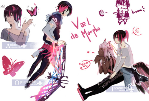✿ Little speedpaints done over a longer period of time~ Characters are Vael (antagonist of NuError) 