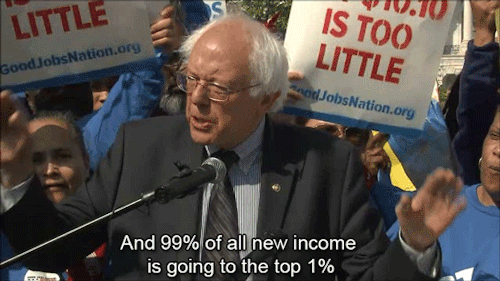 sanders4prez:  violent-heartache:  #voteBernieSanders  Enough is Enough! 
