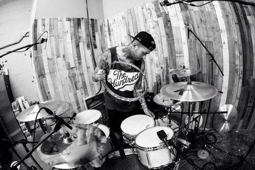 official-mike-fuentes:  @ptvmike :Used more drumheads on this record than I would