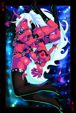 therealshadman:  Panty and Stocking Card designs. You can find much more like this over at at my site http://www.shadbase.com/ 