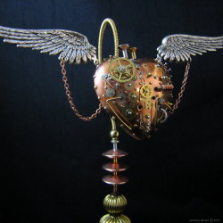 January 2013 Creations: Newromancer V (assemblage/sculpture) Steampunk Alchemy (assemblage pendant/necklace) You Are Here (two part assemblage/sculpture) Available in my ebay store: http://stores.ebay.com/steelhip-design