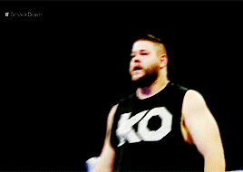 mith-gifs-wrestling:  Kevin Owens, trolling it up on Smackdown.