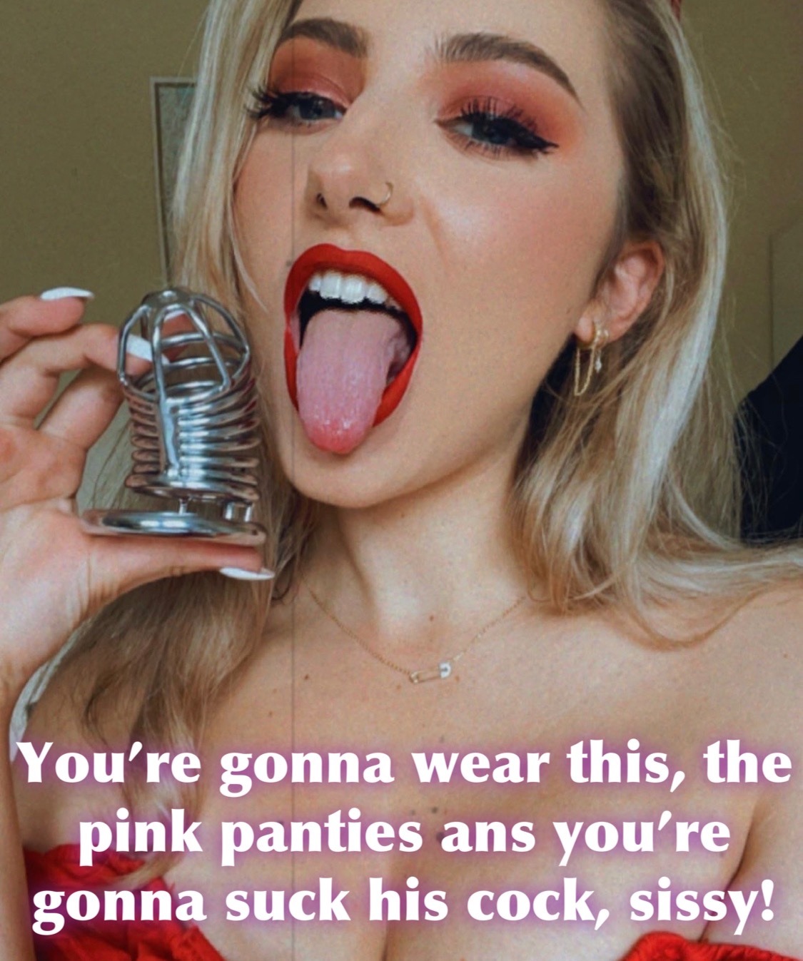 Porn photo sissy-slut-captions: