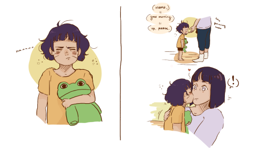 onemerryjester:  cari28ch3-me:  sakaeguchiyuuto:  i can’t believe himawari adn naruto are SAME PERSON  neither can Hinata…  I can see both of them being the biggest dorks in the family :D