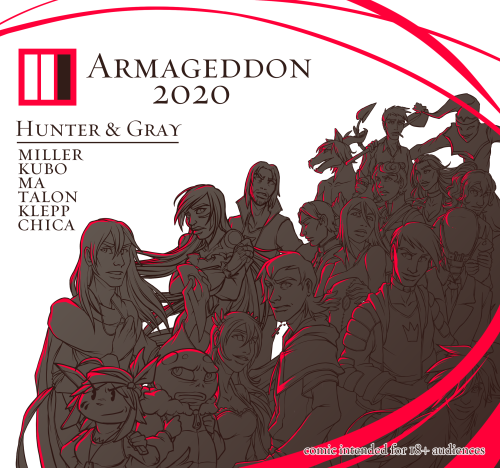 So here it is, the main event: I’m gonna be publishing the Armaggeddon threat comic that @shensation