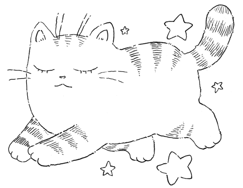 eliasericson:starry cat tattoo
