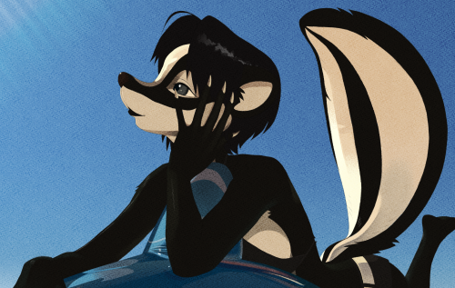 The winter holidays are coming up but in the dark of December I really long for summer! (Skunks rock