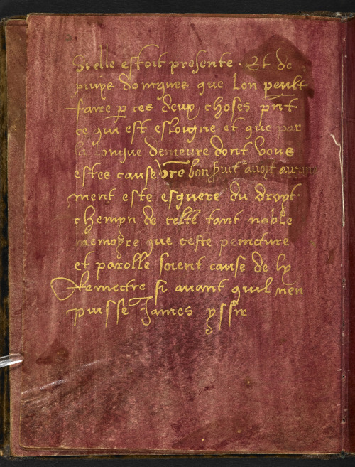 erikkwakkel:Perfect bookThis is the perfect medieval book: it is on purple parchment, written in gol