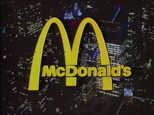 VHS McDonald’s advertisement , 1985