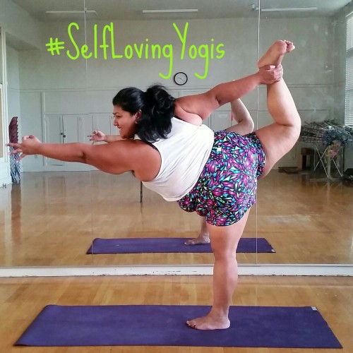 spacegoddessanu:  myhappyfat:big-gal-yoga:#SelfLovingYogis 14-Day Yoga Challenge with big-gal-yoga Day 8-14Sponsors: @personalrecordofficial @3rdstreetlegacy @stardancerdesigns Love this lady so much! Inspires me every day.  If she’s hosting a class,