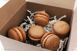 fattributes:  brown sugar salted caramel macarons 