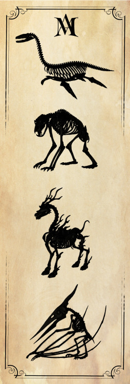 Four more creatures in the works. Anyone care to guess what they are? First one may be a bit obvious