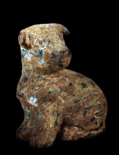 sadighgallery:Ancient Roman 100 ADBronze seated dog.