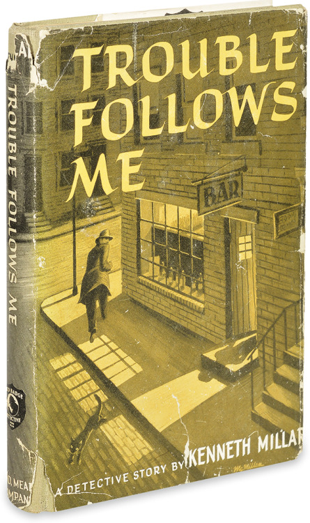 Trouble Follows Me. Kenneth Millar (Ross Macdonald). New York: Dodd, Mead, 1946. First edition. Orig