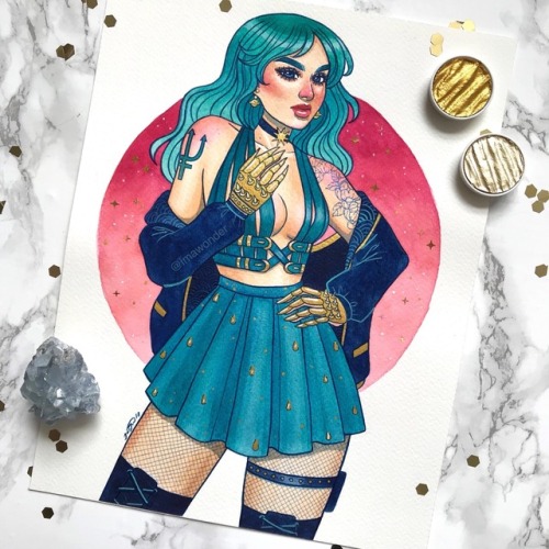 SOLDIER OF THE SEA Girl gang Sailor Neptune! I will be selling prints and merch at this years Pretty