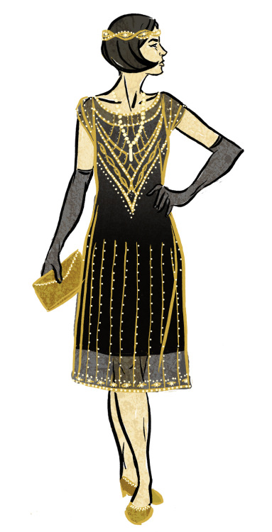 threkka:  Inspired by the fashion of the 20s and Downton Abbey’s Lady Mary :))