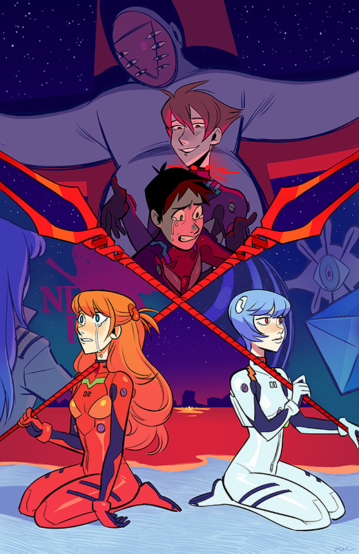 areu:
“ neon genesis evangelion print for otakuthon!!! (aug 22 - 24, NEXT WEEKEND!!)
i love this series and it’s weird metaphors/imagery so much ^c^
”