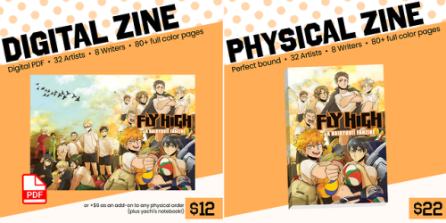 teamkarasunozine: FLY HIGH - PREORDERS OPEN! In celebration of the upcoming 4th season of the H