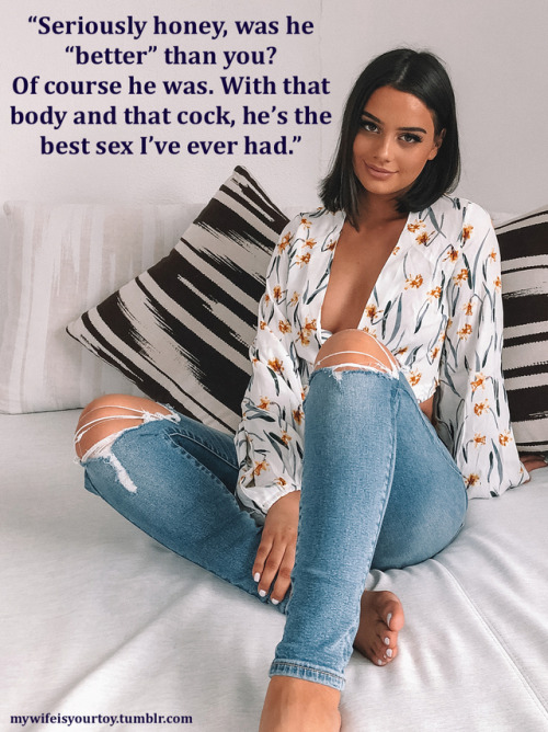daddyandlittlefun: mywifeisyourtoy: Your wife was always honest with you about her lovers. www.mywif