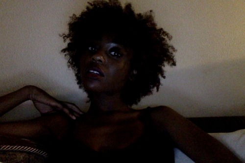 beautyisopinion:  Hair looking like cotton candy and skin a reflection of the night sky 