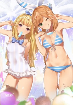 cagliostro and clarisse (granblue fantasy)