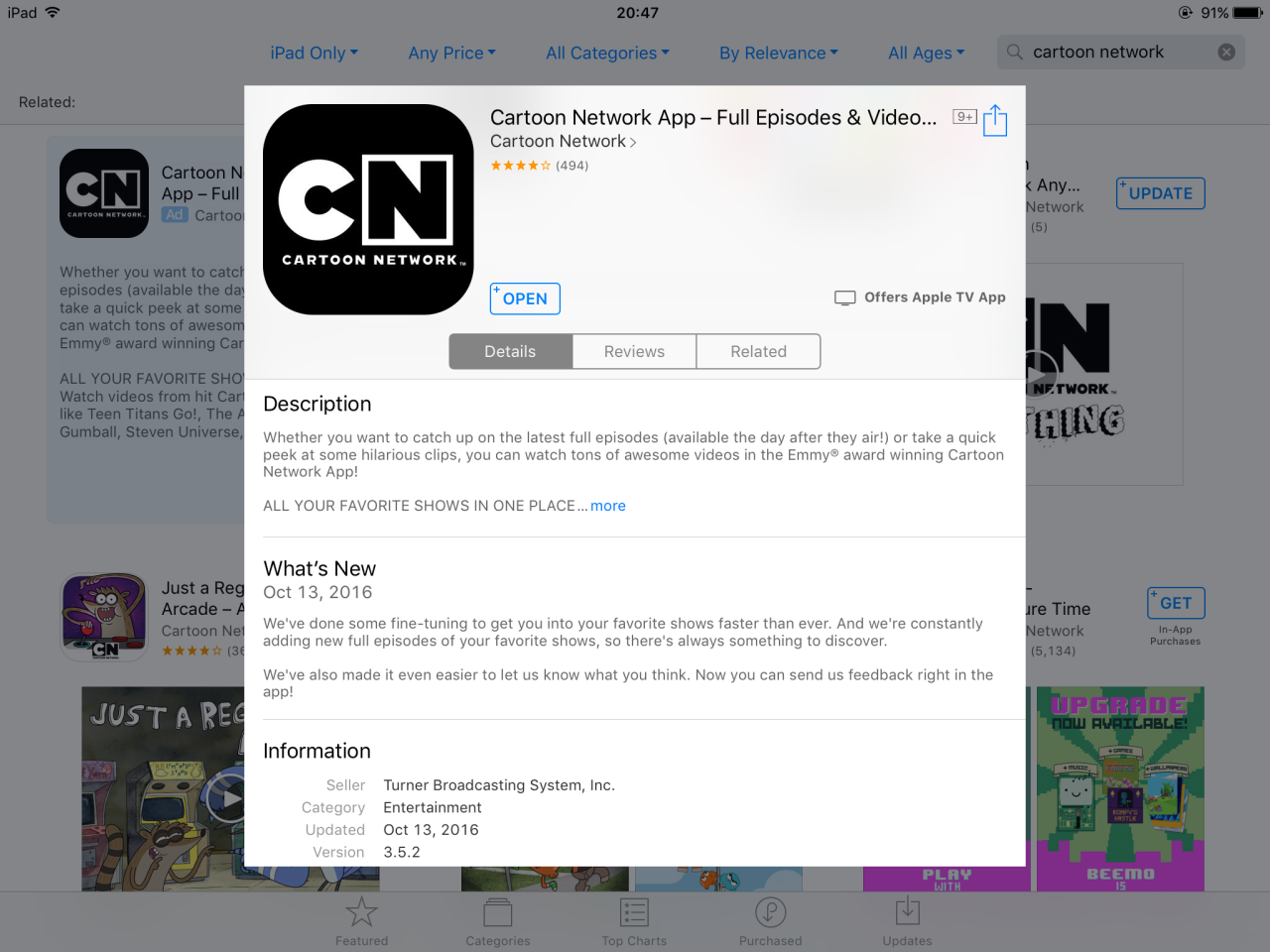 Close-Reads — Let's Play: The Cartoon Network App!