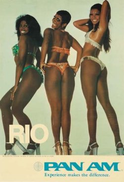 retrogasm:  Pan Am Rio poster, 1970