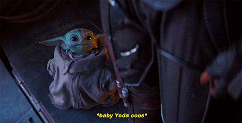 captainpoe: Wherever his Papa goes Baby Yoda will follow.BONUS! BABIES FIRST STEPS!