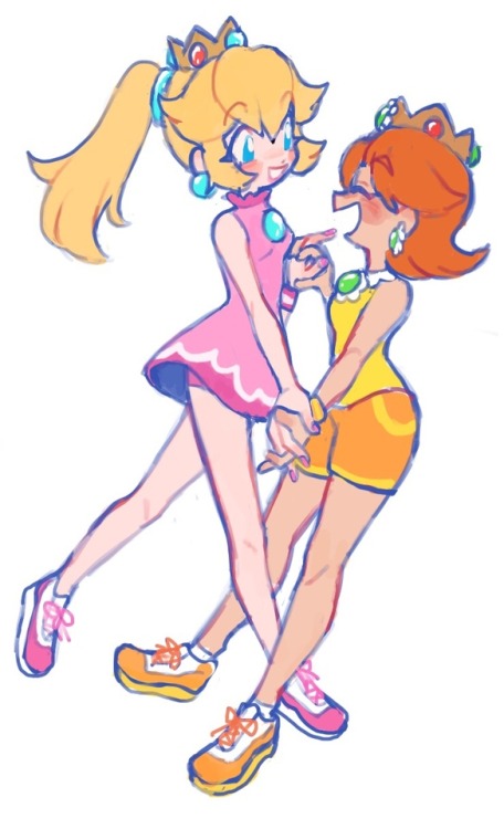 peach and daztwitter