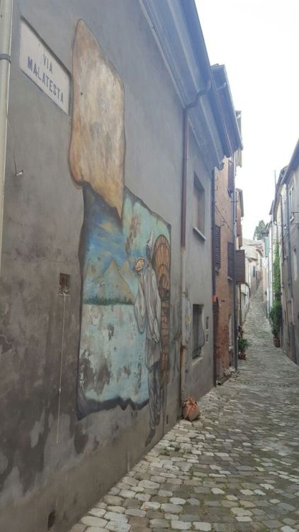 I Murales del Borgo di Saludecio (RN)-Italy-