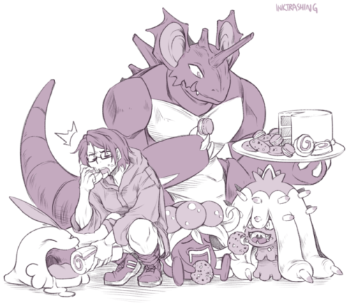 Done for the Twitter #gymleadersona thing, based off a Shindan result. GYM LEADER Miru!the confectio