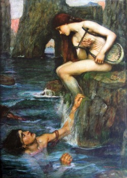 pre-raphaelisme:  The Siren by John William Waterhouse, 1900.