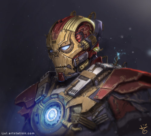 Ironman Heartbreaker, steampunk version by Zulkarnaen Hasan Basri