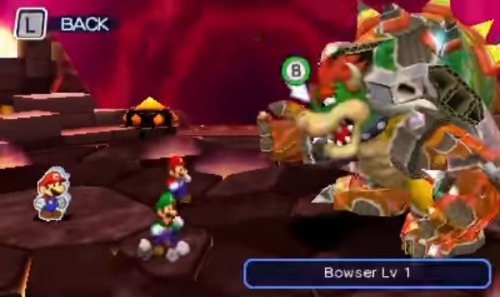 suppermariobroth: Top: in Mario &amp; Luigi: Paper Jam, all enemies have a level indicator. This