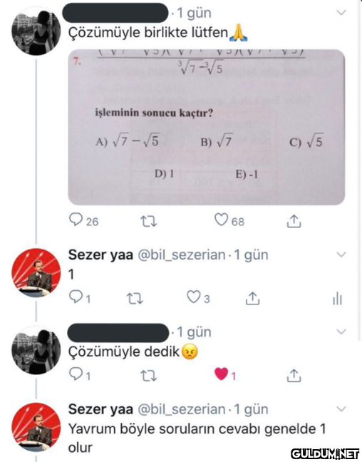 - 1 gün Çözümüyle birlikte...