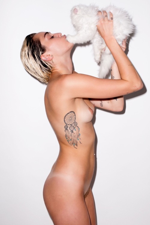 gotcelebsnaked:   Miley Cyrus - Terry Richardson Photoshoot (2015) 