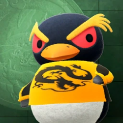 Cranky Penguin in my campsite made me think of you!(harinezumiko)THAT ME&hellip;&hellip;..!!!